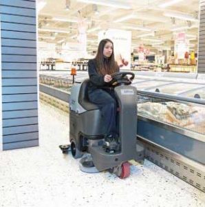 اسکرابر سرنشین دار مناسب مراکز خرید و فروشگاه ها