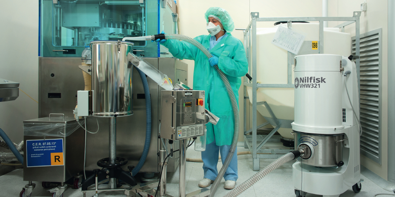 جاروبرقی کلین روم دارو سازی